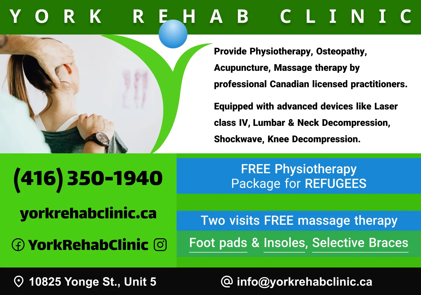 York Rehab Clinic: Providing Free Physiotherapy Services for Refugees
