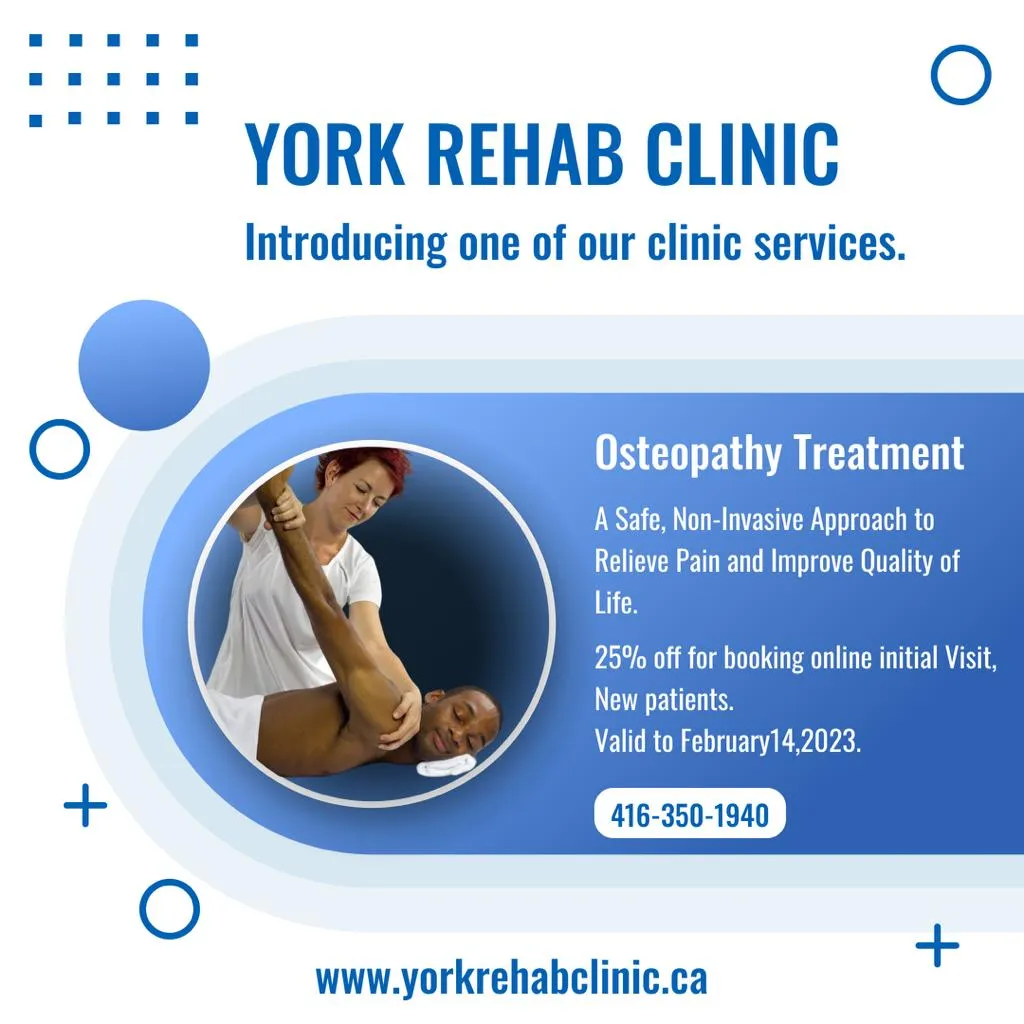 Expert Osteopathy Care for Optimal Health and Wellness at York Rehab Clinic