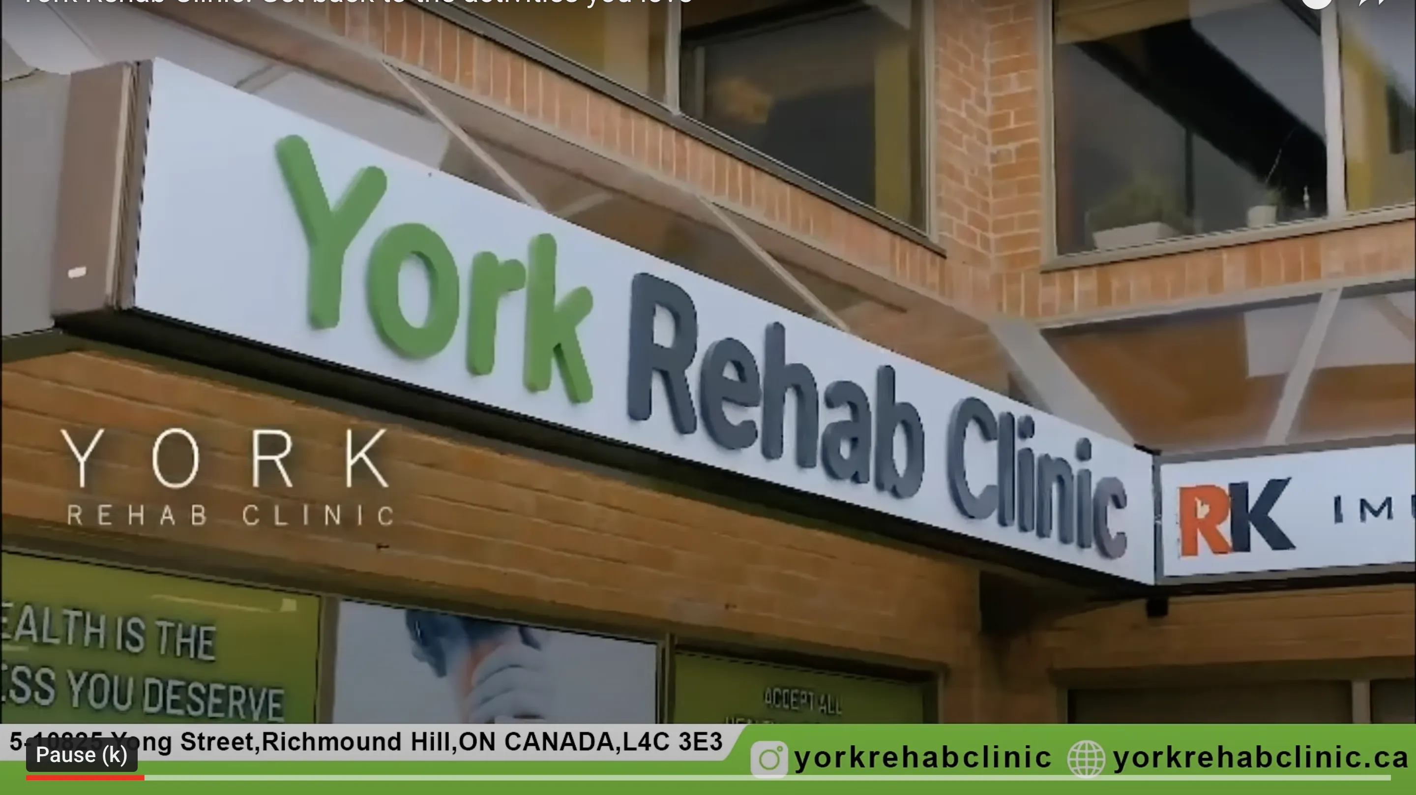 York Rehab Clinic: Get back to the activities you love