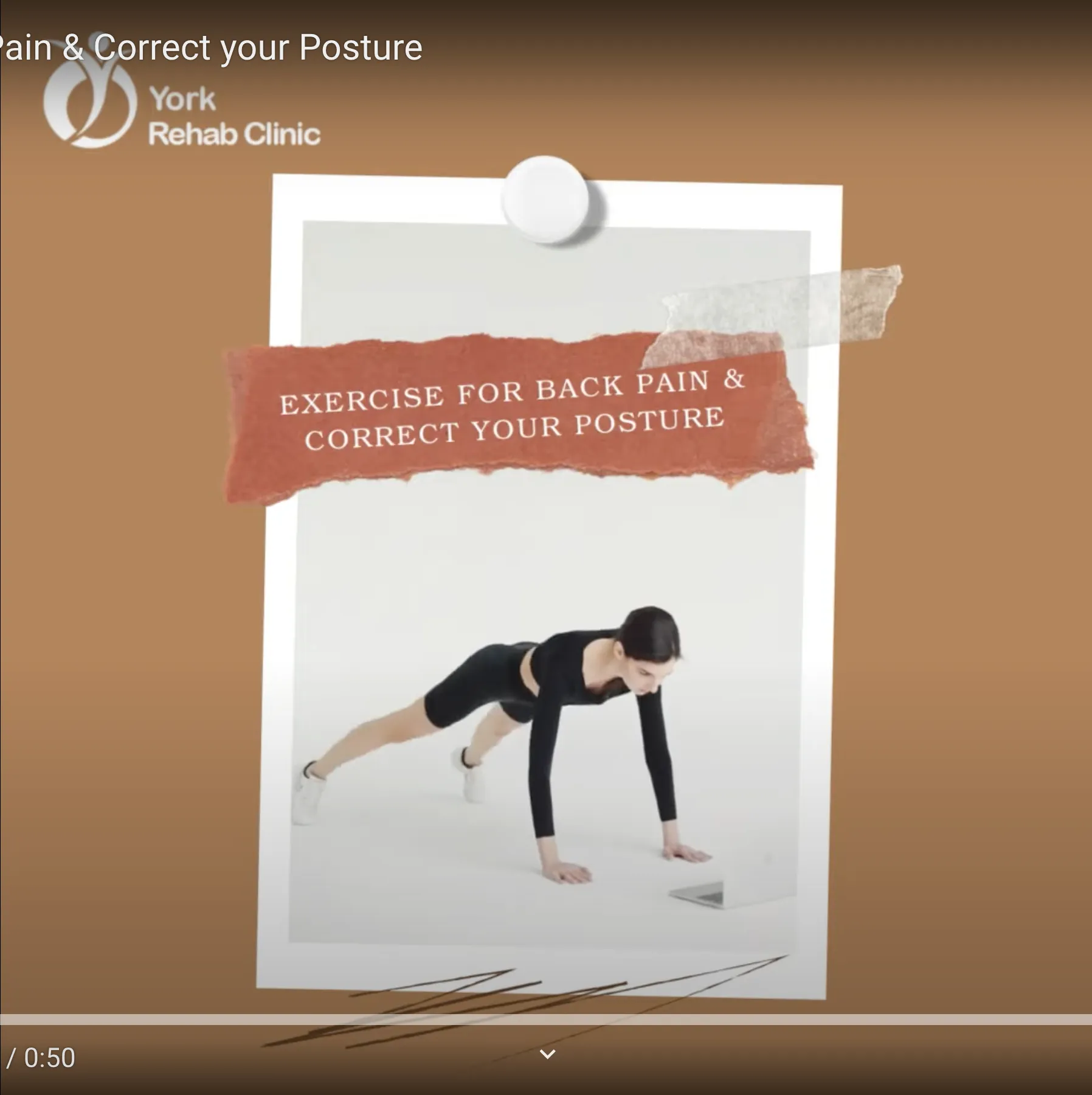 Exercise for Back Pain & Correct your Posture